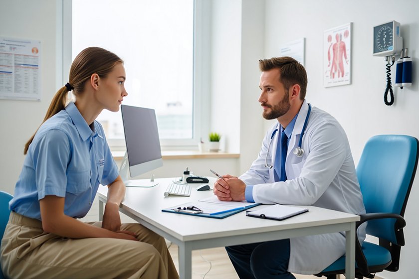 Этапы профессионального лечения от экстази в клинике Врач проводит консультацию